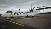 ATR 72 qui nous a amené d\'Helsinki à Kajaani