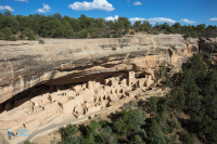 Mesa verde Habitat troglodyte.