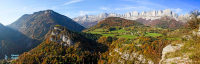 Le Vercors depuis St Guillaume